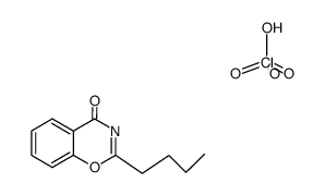 2-butyl-benzo[e][1,3]oxazin-4-one, perchlorate结构式