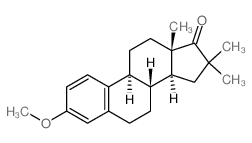 Estra-1,3,5(10)-trien-17-one,3-methoxy-16,16-dimethyl- (7CI,9CI) Structure