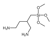 2-(trimethoxysilylmethyl)butane-1,4-diamine Structure