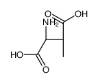 (2S,3S)-2-AMINO-3-METHYLSUCCINIC ACID结构式