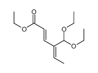 ethyl 4-(diethoxymethyl)hexa-2,4-dienoate结构式