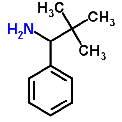 2,2-Dimethyl-1-phenylpropan-1-amine structure