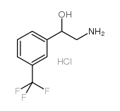 Benzenemethanol, a-(aminomethyl)-3-(trifluoromethyl)-,hydrochloride (1:1) structure