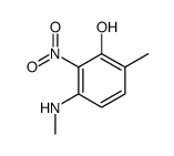 6-methyl-3-(methylamino)-2-nitrophenol Structure