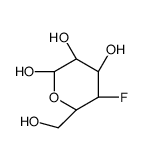 4-FLUORO-4-DEOXY-D-GLUCOSE structure