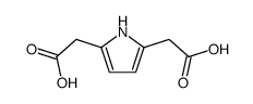 2-[5-(carboxymethyl)-1H-pyrrol-2-yl]acetic acid结构式