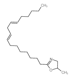 Oxazole,2-(8,11-heptadecadien-1-yl)-4,5-dihydro-5-methyl- structure