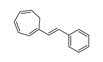 1-(2-phenylethenyl)cyclohepta-1,3,5-triene Structure