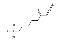 1-diazonio-7-trichlorosilylhept-1-en-2-olate结构式