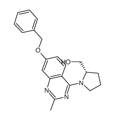 (S)-[1-(7-benzyloxy-2-methyl-quinazolin-4-yl)-pyrrolidin-2-yl]-methanol Structure