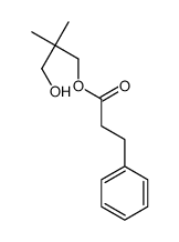 (3-hydroxy-2,2-dimethylpropyl) 3-phenylpropanoate Structure