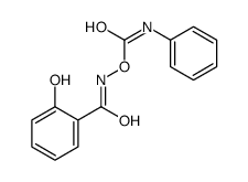 [(2-hydroxybenzoyl)amino] N-phenylcarbamate Structure