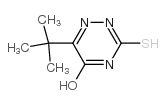 6-TERT-BUTYL-5-HYDROXY-3-THIO-1,2,4-TRIAZINE结构式