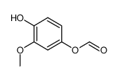 4-hydroxy-3-methoxyphenyl formate Structure