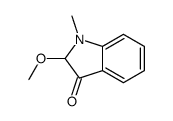 3H-Indol-3-one,1,2-dihydro-2-methoxy-1-methyl-(9CI)结构式