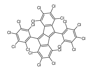 perchloro-5,10-diphenylideno[2,1-a]indene Structure