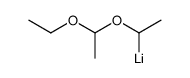 (1-(1-ethoxyethoxy)ethyl)lithium Structure