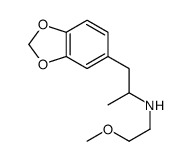 1-(1,3-benzodioxol-5-yl)-N-(2-methoxyethyl)propan-2-amine结构式