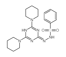 N-[4,6-bis(1-piperidyl)-1,3,5-triazin-2-yl]benzenesulfonohydrazide picture