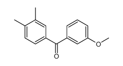 3,4-DIMETHYL-3'-METHOXYBENZOPHENONE Structure