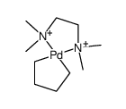 (butane-1,4-diyl)(N,N,N',N'-tetramethylethylenediamine)palladium(II)结构式