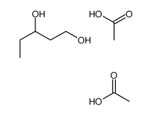 acetic acid,pentane-1,3-diol结构式