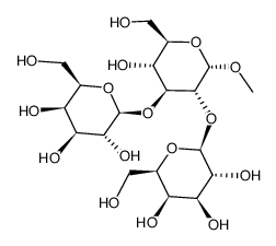 methyl 2,3-di-O-β-D-galactopyranosyl-α-D-glucopyranoside结构式