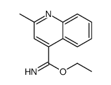 4-Quinolinecarboximidicacid,2-methyl-,ethylester(9CI)结构式