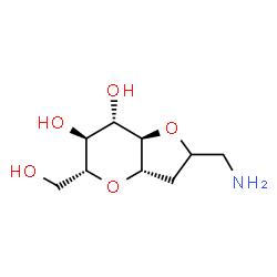 D-glycero-D-gulo-Nonitol, 1-amino-2,5:4,8-dianhydro-1,3-dideoxy-, (2xi-iota)- (9CI) Structure