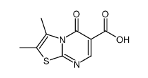 2,3-二甲基-5-氧代-5H-噻唑并[3,2-a]嘧啶-6-羧酸结构式