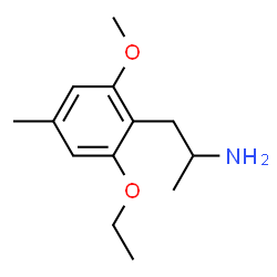 Phenethylamine, 2-ethoxy-6-methoxy-alpha,4-dimethyl- (8CI)结构式