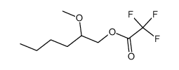 2-methoxy-1-trifluoroacetoxyhexane结构式