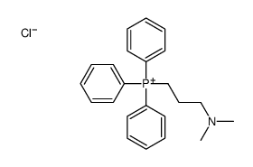 3-(dimethylamino)propyl-triphenylphosphanium,chloride结构式