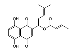 Shikonin Crotonate结构式