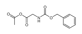 (N-benzyloxycarbonyl-glycine )-acetic acid-anhydride结构式