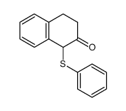 1-(phenylthio)-3,4-dihydronaphthalen-2(1H)-one Structure