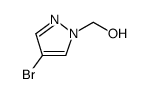 (4-bromo-1H-pyrazol-1-yl)methanol Structure