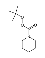 piperidine-1-carboperoxoic acid tert-butyl ester结构式