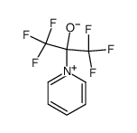 1,1,1,3,3,3-hexafluoro-2-(pyridin-1-ium-1-yl)propan-2-olate结构式