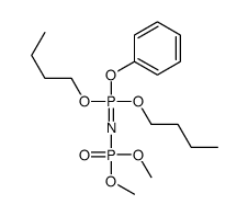 dibutoxy-dimethoxyphosphorylimino-phenoxy-λ5-phosphane Structure