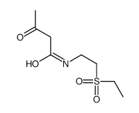 N-(2-ethylsulfonylethyl)-3-oxobutanamide结构式