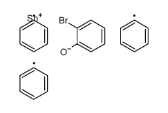 (2-bromophenoxy)-triphenylstannane结构式