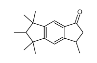 3,5,6,7-tetrahydro-3,5,5,6,7,7-hexamethyl-s-indacen-1(2H)-one structure