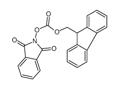 (1,3-dioxoisoindol-2-yl) 9H-fluoren-9-ylmethyl carbonate结构式