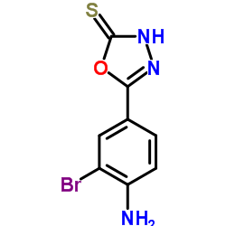 5-(4-Amino-3-bromophenyl)-1,3,4-oxadiazole-2-thiol Structure