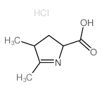 4,5-dimethyl-3,4-dihydro-2H-pyrrole-2-carboxylic acid Structure