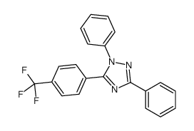 1,3-diphenyl-5-[4-(trifluoromethyl)phenyl]-1,2,4-triazole Structure