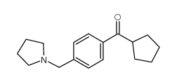 CYCLOPENTYL 4-(PYRROLIDINOMETHYL)PHENYL KETONE picture