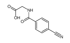 2-[(4-cyanobenzoyl)amino]acetic acid Structure