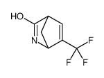 (1R,4S)-5-(trifluoromethyl)-3-azabicyclo[2.2.1]hept-5-en-2-one结构式